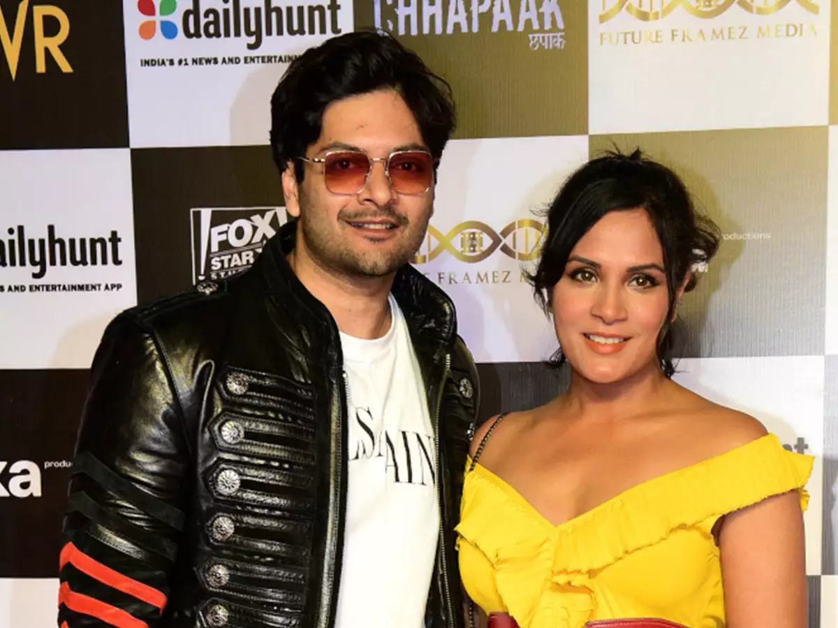 Ali Fazal and Richa Chadha
