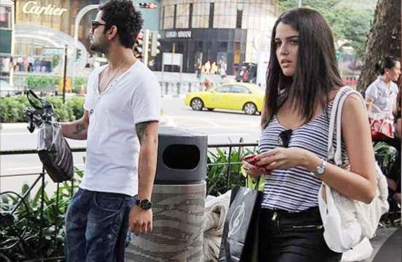 Virat Kohli And Izabelle leite