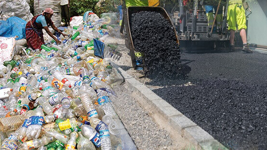 Plastic roads