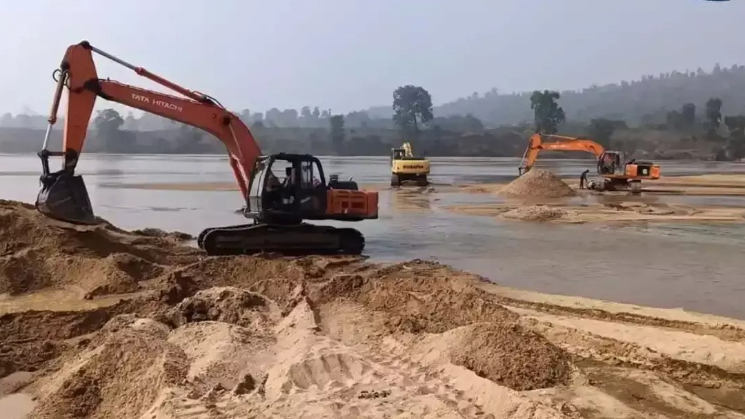 Sand Mining In Bihar
