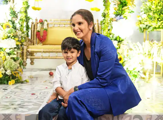 Sania And Izhaan Mirza Malik