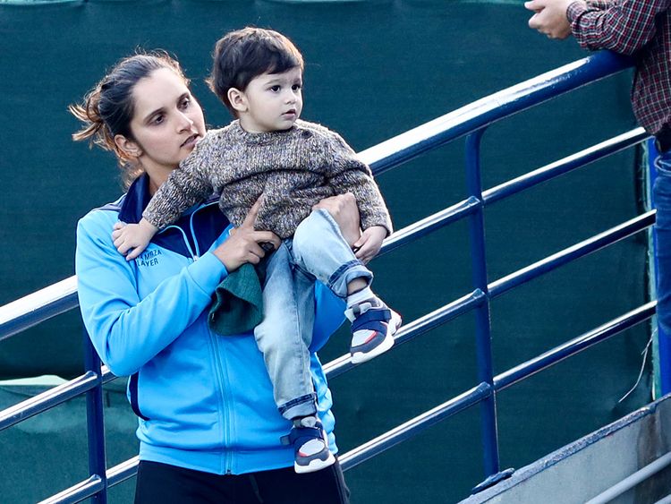 Sania And Izhaan Mirza Malik
