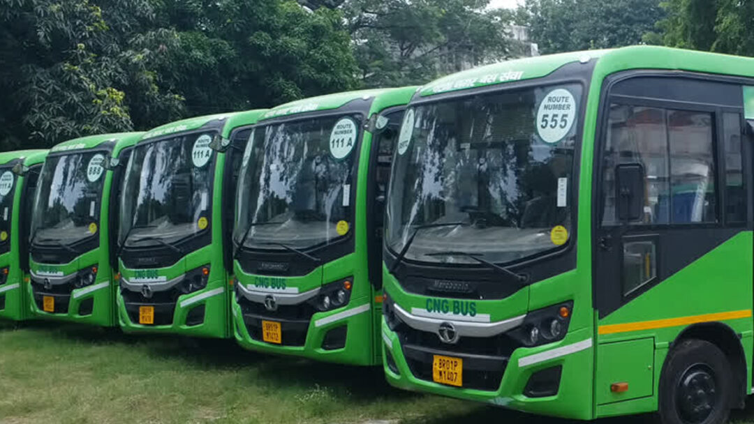 New CNG buses in Patna