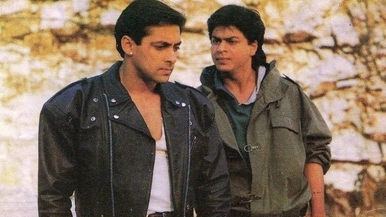Salman khan and shahrukh khan
