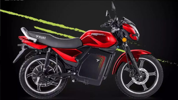 PURE EV ecoDryft Electric Motorcycle: