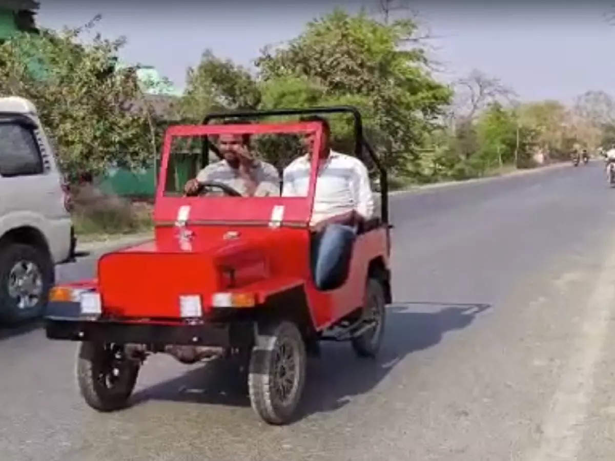 Parvesh Maurya Mini Thar Car