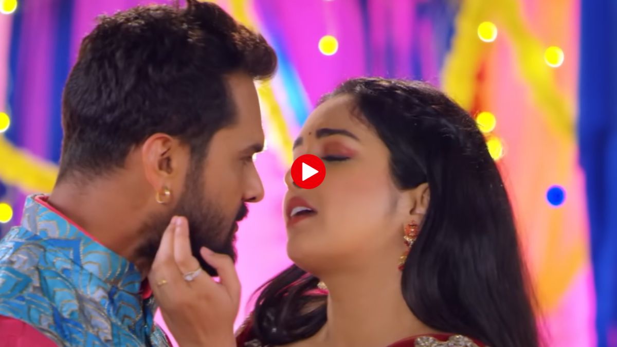 Khesari Lal Yadav And Amrapali Dubey romance video
