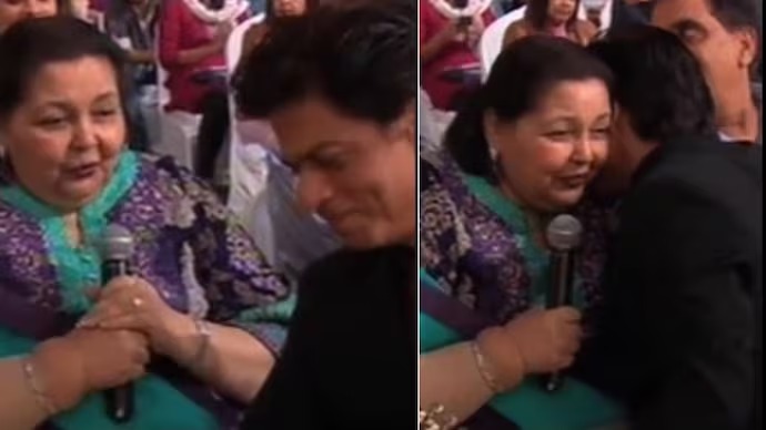 Pamela Chopra And Shah Rukh Khan