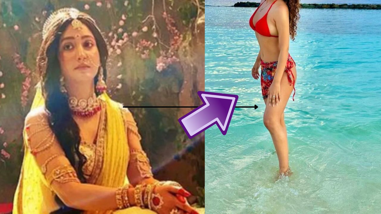 Radha Aka Shivya Pathania bikni look