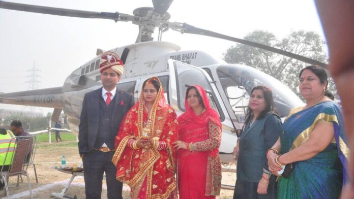 Helicopter Rent price for Wedding