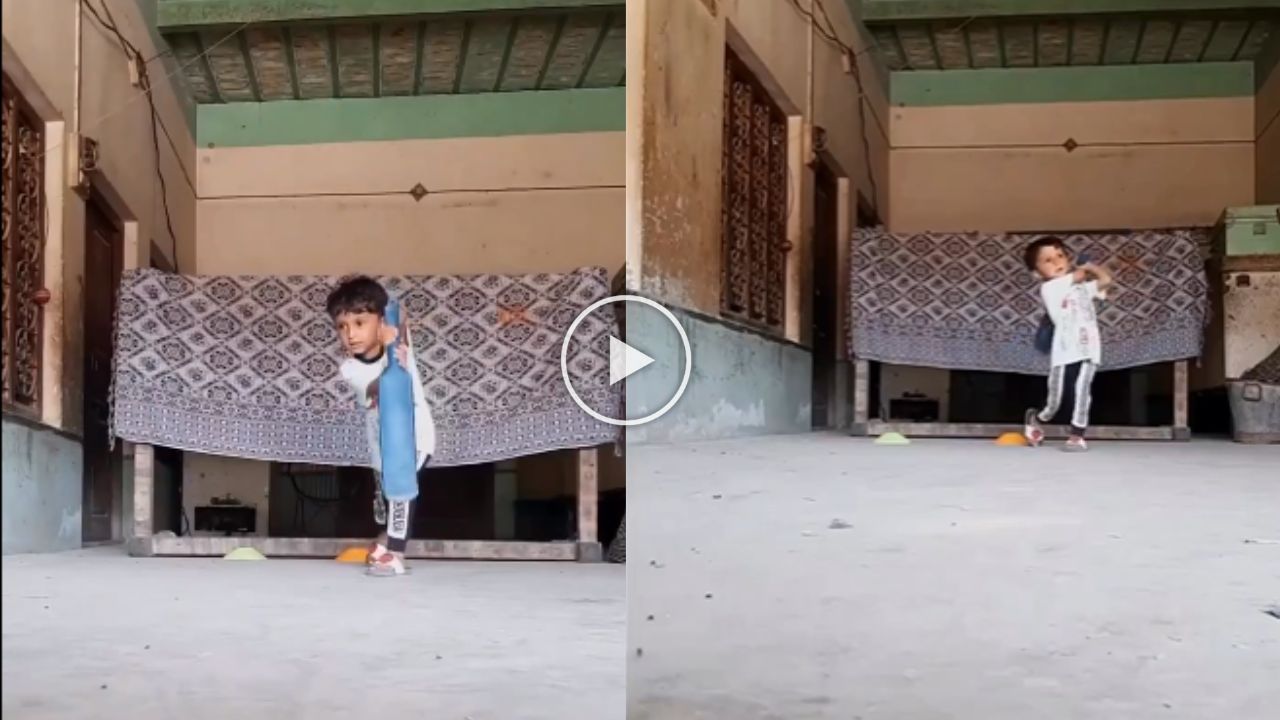 5 Year Old Cricketer Boy Video Viral