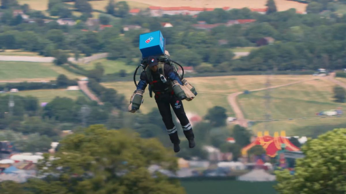 pizza delivery by jetpack