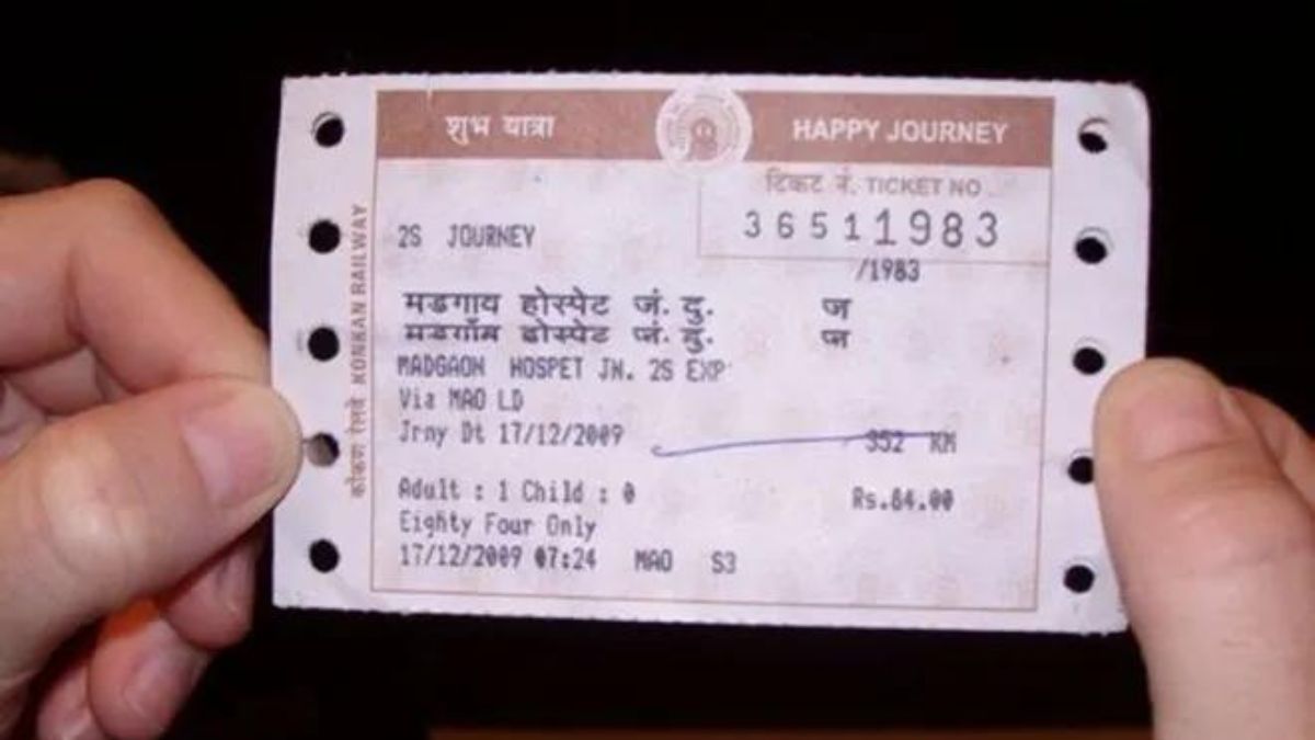 Subsidy on train ticket