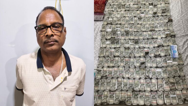 Video: विजिलेंस की रेड पड़ी तो खिड़की से ₹500 के नोटों के बंडल फेंकने लगा ग्रामीण विकास विभाग का चीफ इंजीनियर, घर में मिले करोड़ों